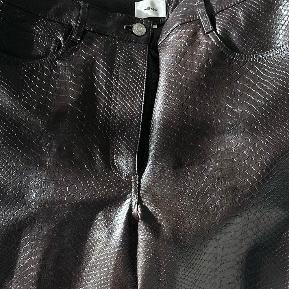 Aritzia Melina Python Pants (Run Small) - image 5